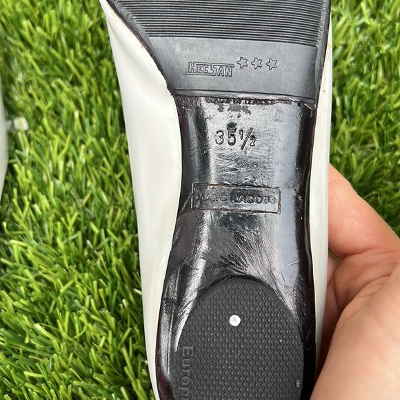 Marc Jacobs D’Orsay Grey Leather Flat size 35 1/2 - Picture 12 of 12